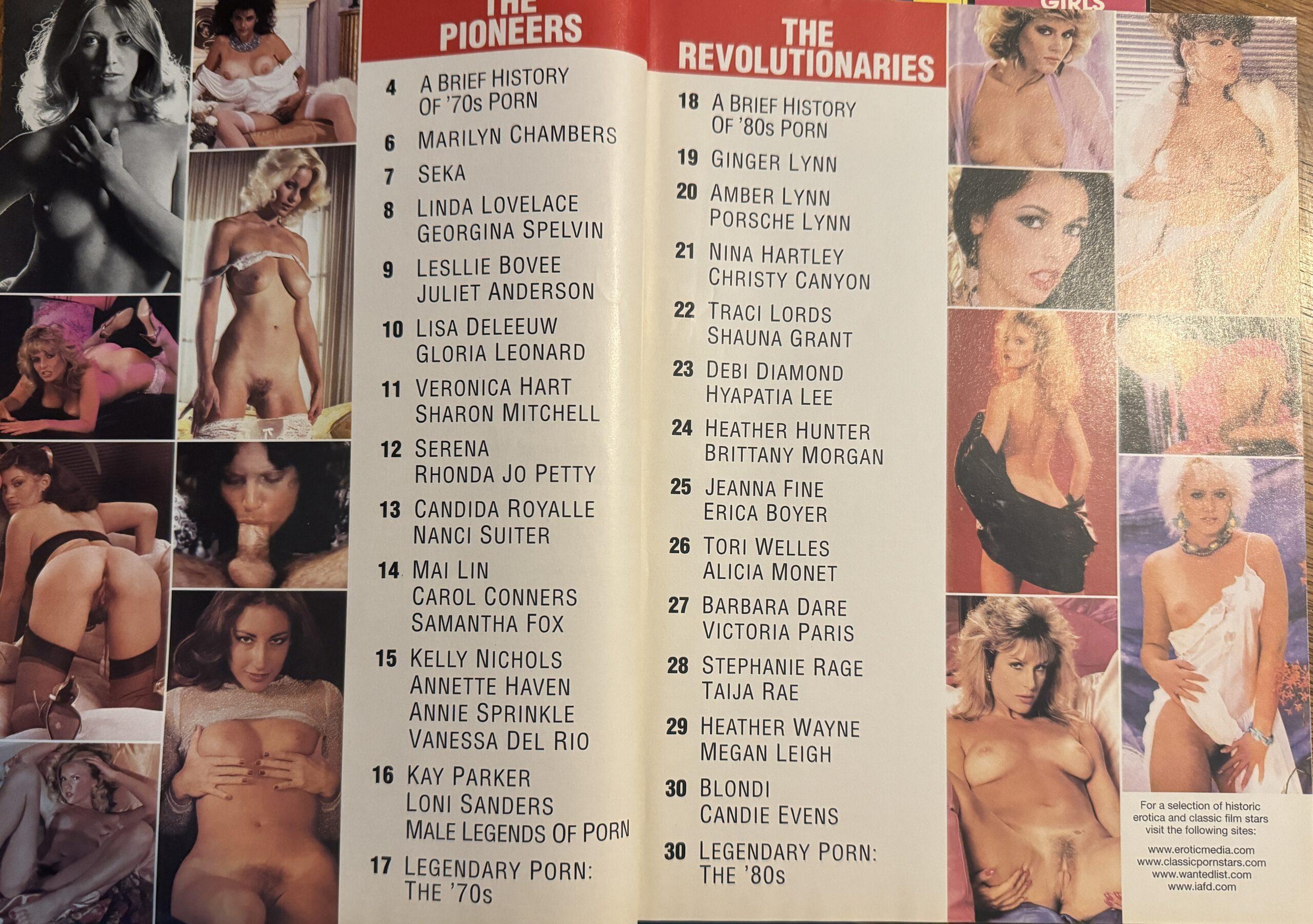 Cheri Legends of Porn Supplement Sex Stars of the 70S 80S Marilyn Chambers Linda Lovelace Nina Hartley MANY MORE