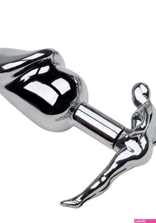 Medium Dildo Anchor Metal Butt Plug 3 Inch