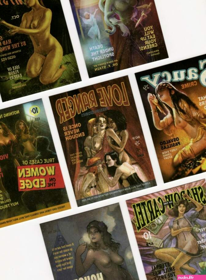 2021 Braiiinz Publishing 7 Deadly Scenes Complete 7 Card Pulp Fiction Chase Set
