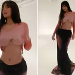 my sisters nude selfie sexy brunette shows her skinny body found sisters