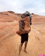 Kourtney Kardashian shows off curves in tiny pink bikini and chows down on burger after PDA with boyfriend Travis Barker