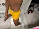 Pulling Out a Big Black Dick