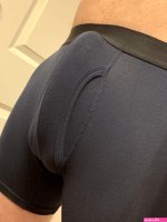 Big cock stretches my underwear