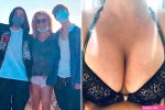 Britney Spears shows off her boobs in lace lingerie boasts she was a freaking milk factory while breastfeeding sons