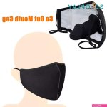 SOLOPLAY Dildo Mask Female SM Mouth Ball Mouthpiece Black Removable Dildo Mouthpiece Sex Toys