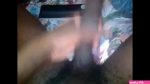 Stroking BBC long black dick massaged sexy