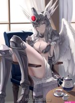 armor valkyrie bangs eyebrows visible through hair teaspoon