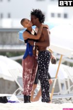 Willow Smith Shows Her Pokies as She Relaxes with Her Boyfriend on the Beach in Miami