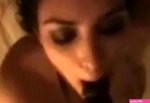 Kim kardashian blowjob video