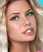 Wallpaper : Nata Lee women blonde long hair makeup eyeshadow long eyelashe