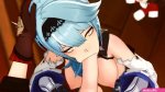 Eula sucking Futa Amber