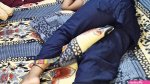 Im fuck Indian Chulbuli Chachi wearing blue Suit Salwar with Dirty Talk