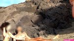 BEACH ADVENTURE: blowjob and cumshot with a sexy girl when her friend film us