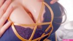 ASMR Ear Licking masturbation Big Boob big ass handjob intercrural sex Japanese macoto