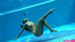 Villa swimming pool naked experience with Sazan
