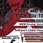 Tro MY HERO ACADEMIA Bakugou y Deku te follan juntos!