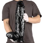Big-Huge-Black-Dildo 18 Inch-Realistic-Penis-Adult-Sex-Love-Toys-For-Women Male