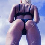 Sexy Woman Body In Bikini Stripper. Sexy Girl With Big Bum. Beach Clubs. Tanned Skin. Beauty Woman With Attractive Buttocks In Lace Lingerie Stock Photo Picture and Royalty Free Image. Image 140680135.