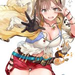 HD wallpaper: big boobs cleavage thick thigh flushed Reisalin Stout Atelier Ryza