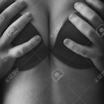 Couple In Passion. Man Hands Holding Female Breasts. Black And White. Stock Photo Picture and Royalty Free Image. Image 113543984.