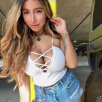 Riley in Busty Cleavage Shots at OnlyFans