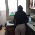 German Grandpa Fucks His Submissive Arab Maid in the Kitchen: Teen Teen Porn
