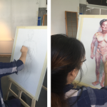 Nude Life Figure Drawing Portrait Drawing