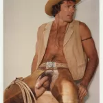 Rock Pamplin 1994 Gay Cowboy Hunk 5x7 Colt Studio Beefcake Nude Photo