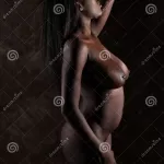 Ghanaian woman in shadow stock image. Image of gorgeous