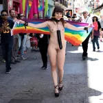 A Girl Walks Naked In The Streets And Fucks In Public fluffy Lychees