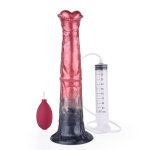 : Long Squirting Dildo 12 Inch G-Spot Anal Dildos Realistic Ejaculating Ash Pink Dildos with Suction Cups Adult Sex Toys Anal Plug for Men Women Couples : Health Household