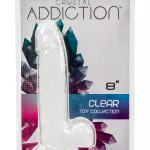 Crystal Addiction 8 Dildo with Balls