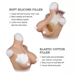 :2PCS Dokier Silicone Breast Forms Prosthesis for Mastectomy Transgender Cosplay:Health Beauty