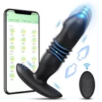 Telescopic Vibrating Butt Plug Anal Vibrator