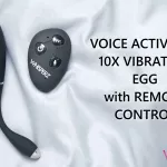 Voice Activated 10X Vibrating Anal Egg with Remote Control