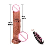 Realistic Vibrating Dildo Remote Control Dildo Vibrator