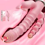 3 in 1 Anal Dildo Vibrator Waterproof Clit Vibrator