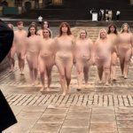 Women strip nude in Tour De Nood protest on Gold Coast