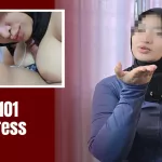 Hijab College Girl Give Tits Fuck to Unknown Guy who Peek Her Training