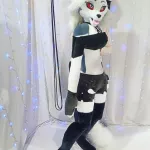 Loona Wolf Furry Sex Doll 160cm Helluva Boss Full Size Plush Sex Doll
