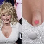 Dolly Parton steals the spotlight with chest tattoo at Joyful Noise premiere