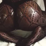 Free Rubbing OIL all over my FISHNET overspread BOOTY for the AESTHETIC Porn Video