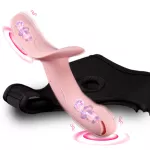 Lesbian Strapon Vibrating Dildo