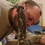 Hardcore sloopy saliva dildo deepthroat