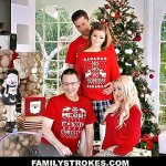 Stepbrother And Stepsister Have Steamy Christmas Encounter Pov Video With Rough Sex And Oral Skills
