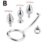 Metal Cock Lock Anal Hook Anal Plug Anal Expansion Penis Ring Anal Sex Toys