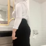 Hijab Tobrut Colmek for a Moment Before Leaving for Work