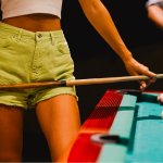 My Pool Table Threesome. I could see I had just taken his