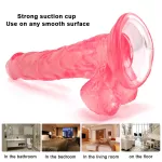 10 Inch Pink Jelly Big Dildo