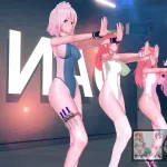 Mmd r18 Ecksa size in Leotard Scarlet Devil Mansion lewd event dance 3d hentai